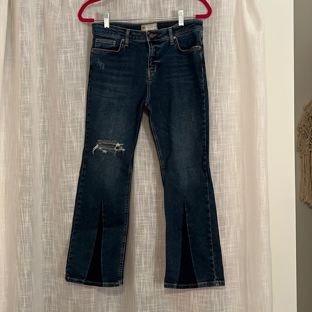 Free people flare jeans size 29 worn once